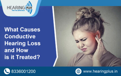 What causes conductive hearing loss and how is it treated?